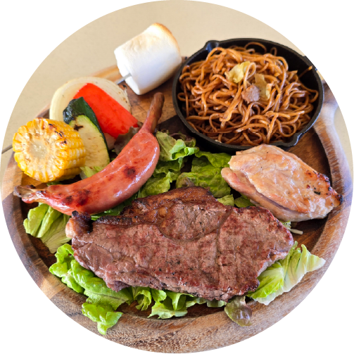 大人ランチBBQイメージ